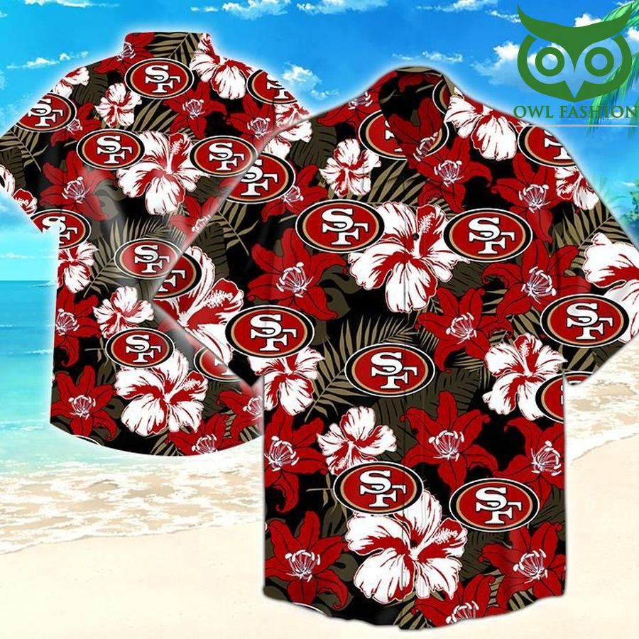 San Francisco 49ers Nfl Tommy Bahama Hawaiian Shirt logo team 