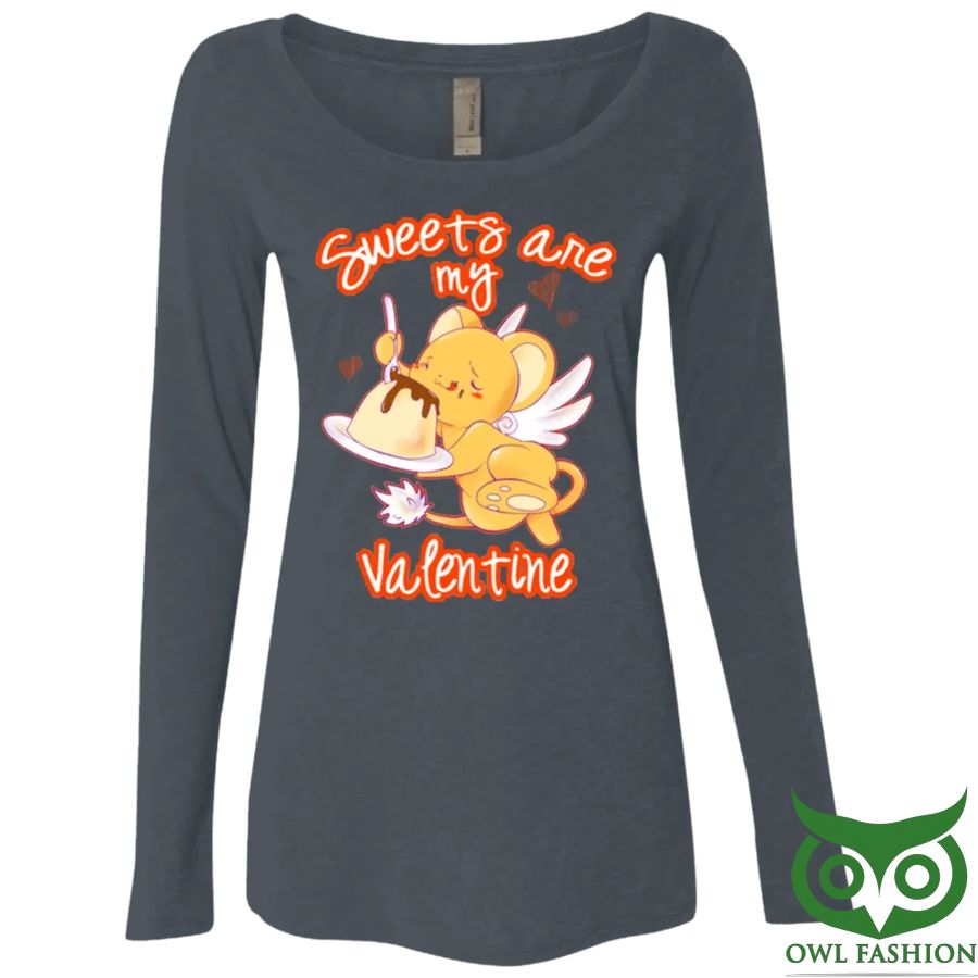 Sweets are my Valentine Womens Triblend Long Sleeve Shirt