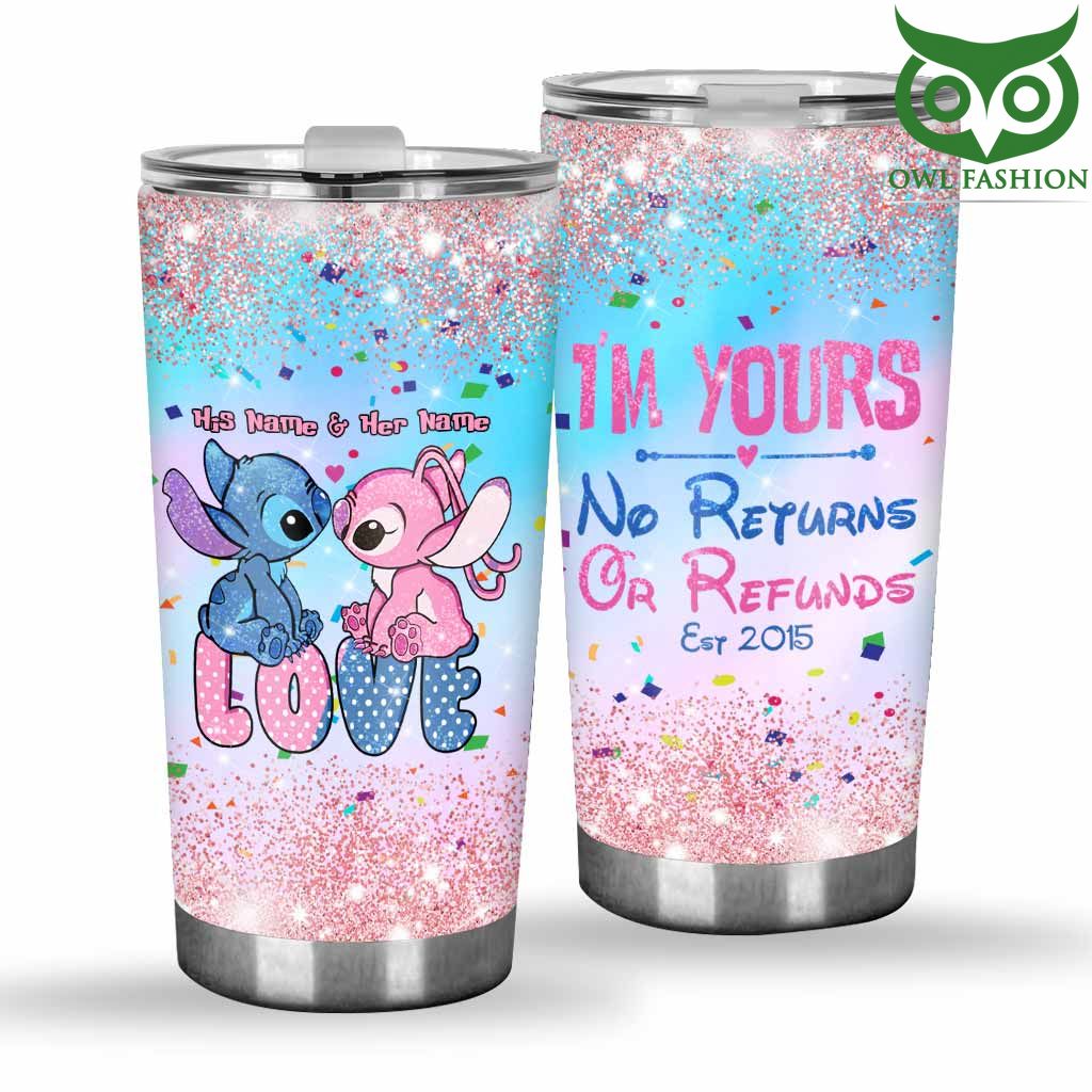 https://images.shopowlfashion.com/2022/03/CMO0f3AI-129-Im-Yours-No-Returns-Or-Refunds-Stitch-and-Angel-Personalized-Tumbler-cup.jpg