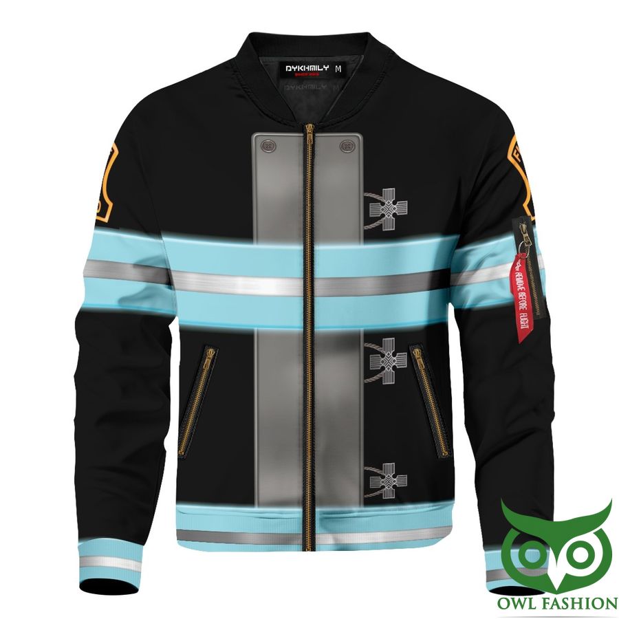 81 Fire Force Printed Bomber Jacket