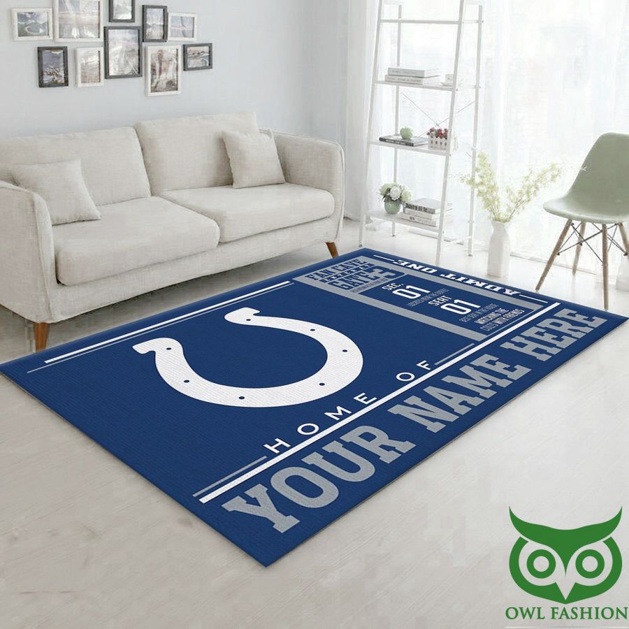 Customized Indianapolis Colts Wincraft NFL Team Logos Carpet Rug