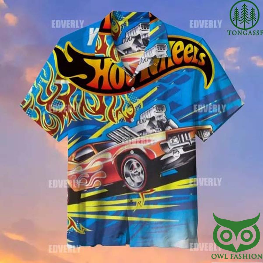 89 Hot wheels Rodger Dodger Hawaiian Shirt Tshirt