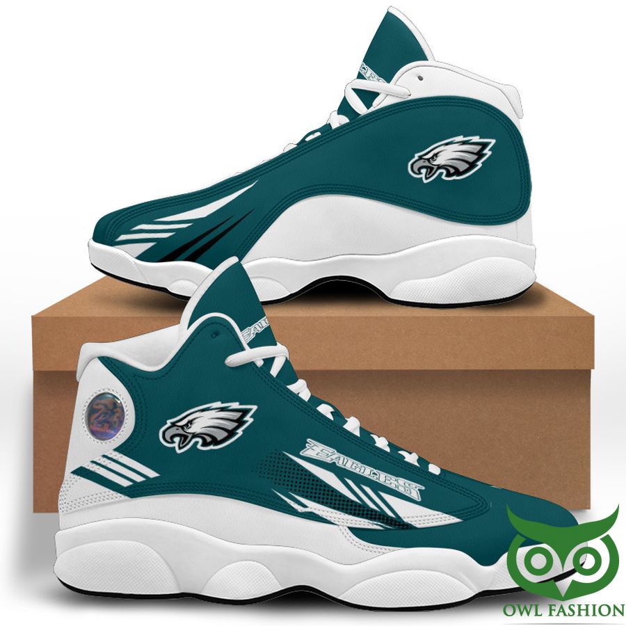 76 NFL Philadelphia Eagles Air Jordan 13 Shoes Sneaker