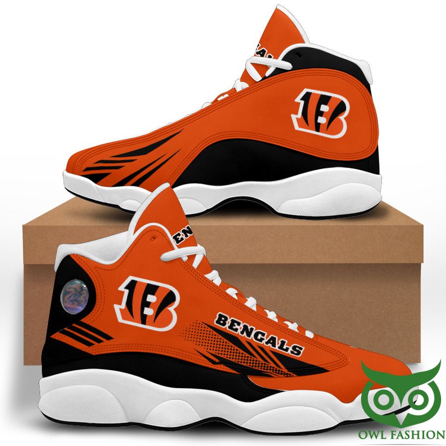 20 NFL Cincinnati Bengals Air Jordan 13 Shoes Sneaker