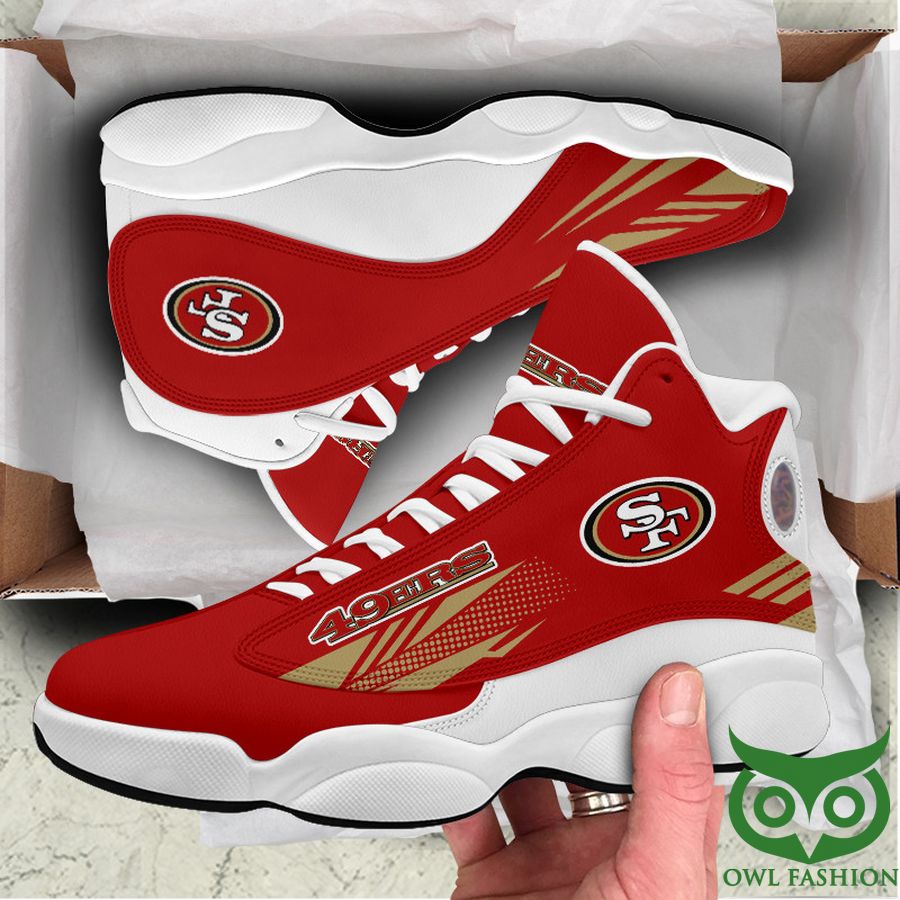 34 NFL San Francisco 49ers Air Jordan 13 Shoes Sneaker