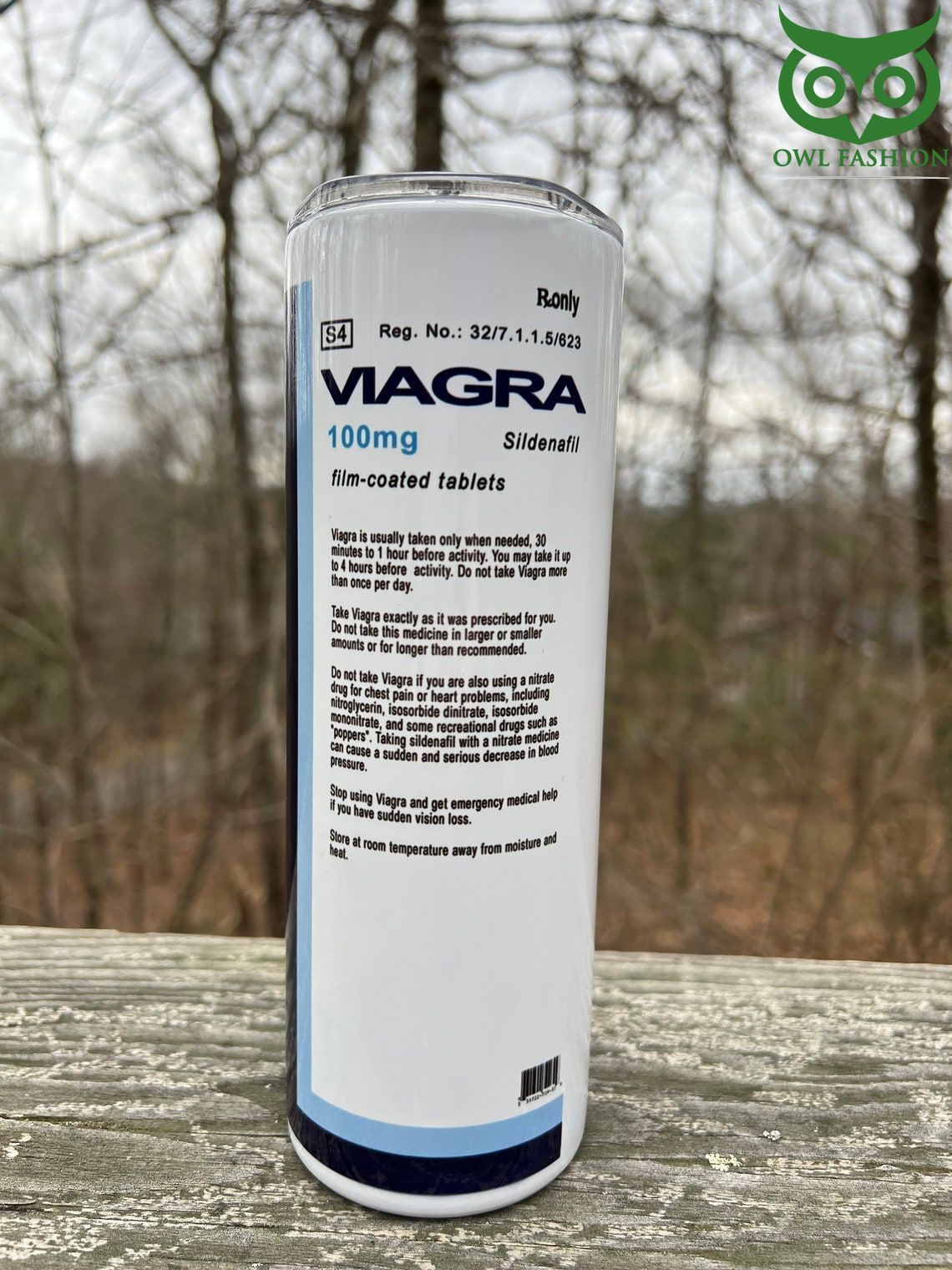 101 Viagra Skinny Tumbler Gift for Burse Doctor and Pharmacist