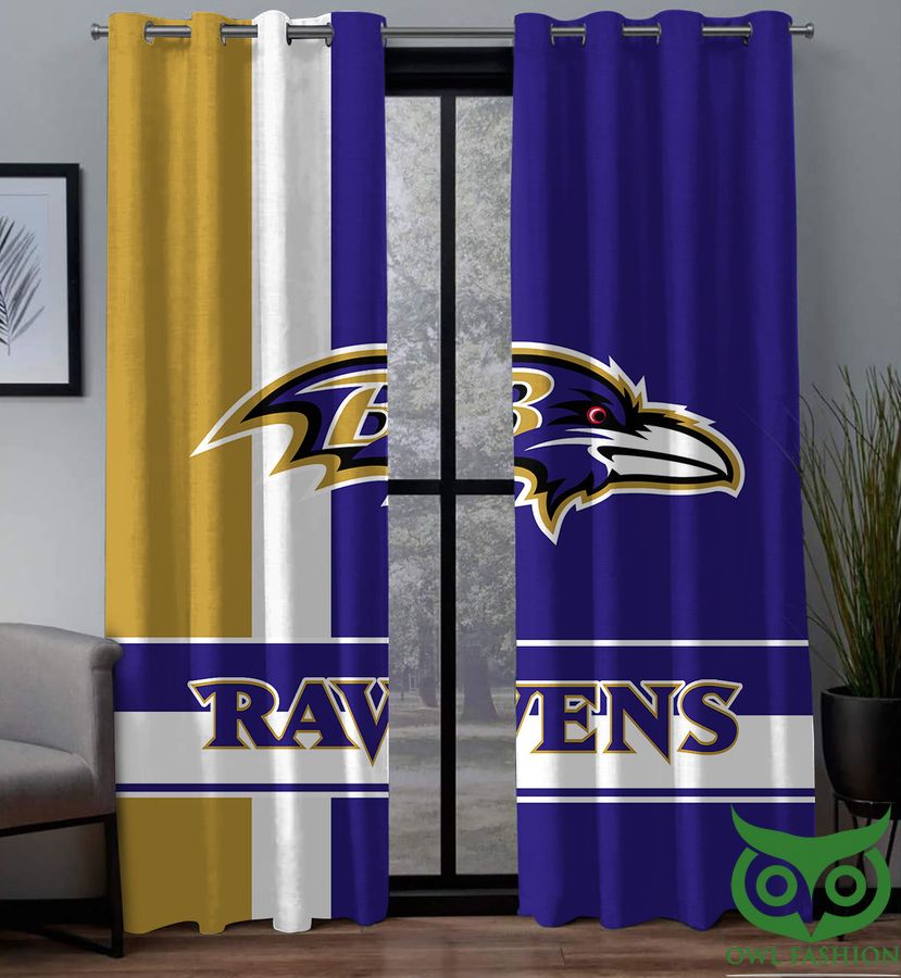 NFL Baltimore Ravens Limited Edition Window Curtains