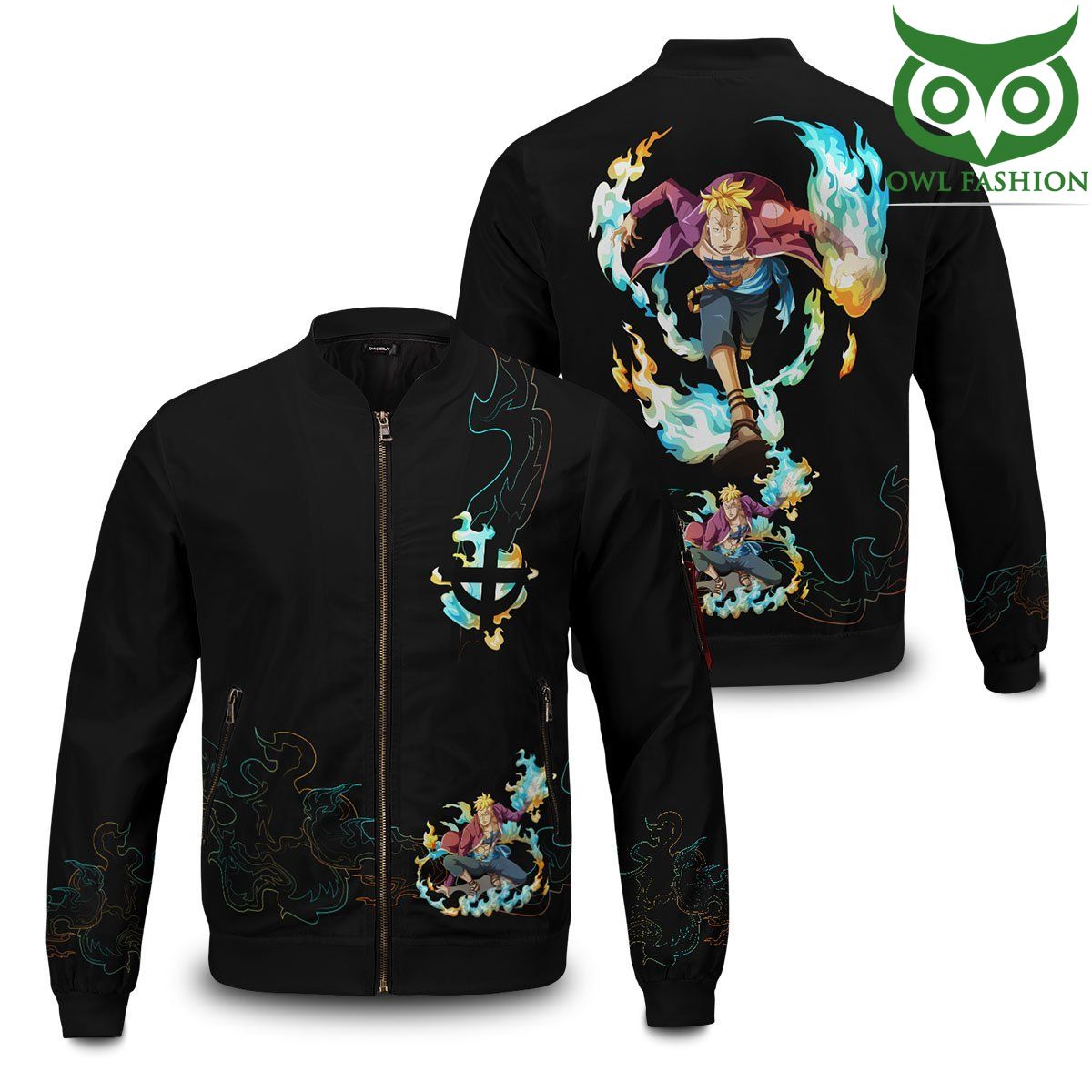 361 One Piece Marco Spirit Printed Bomber Jacket special