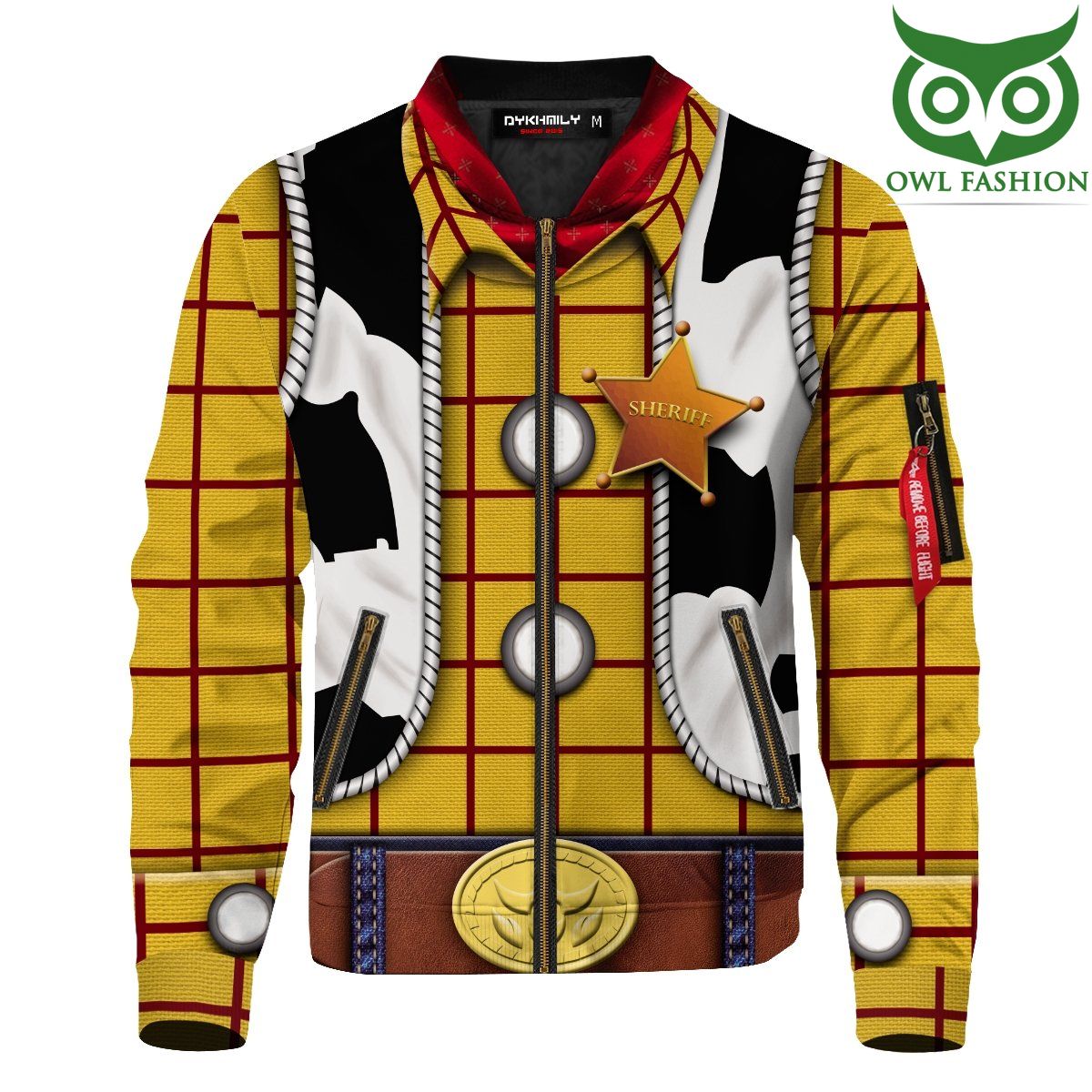 148 Toy Story Woody Printed Bomber Jacket