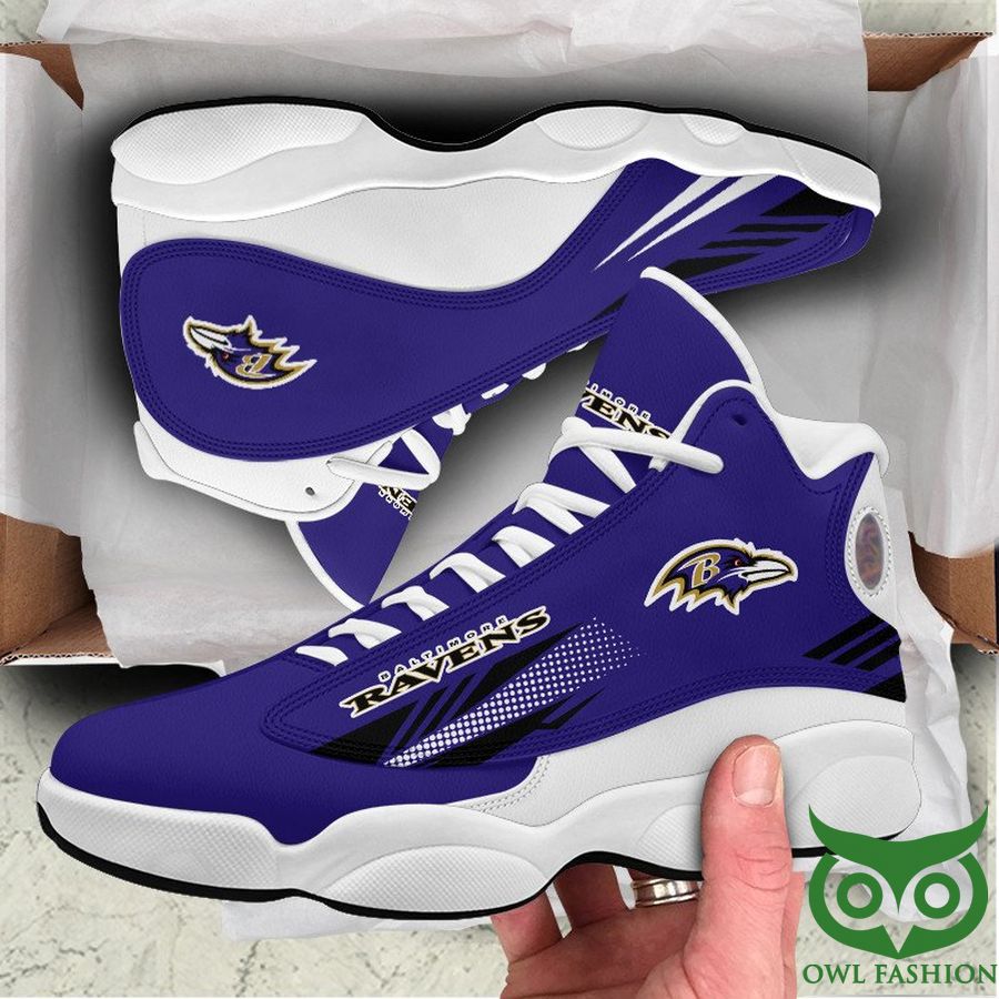 106 NFL Baltimore Ravens Air Jordan 13 Shoes Sneaker