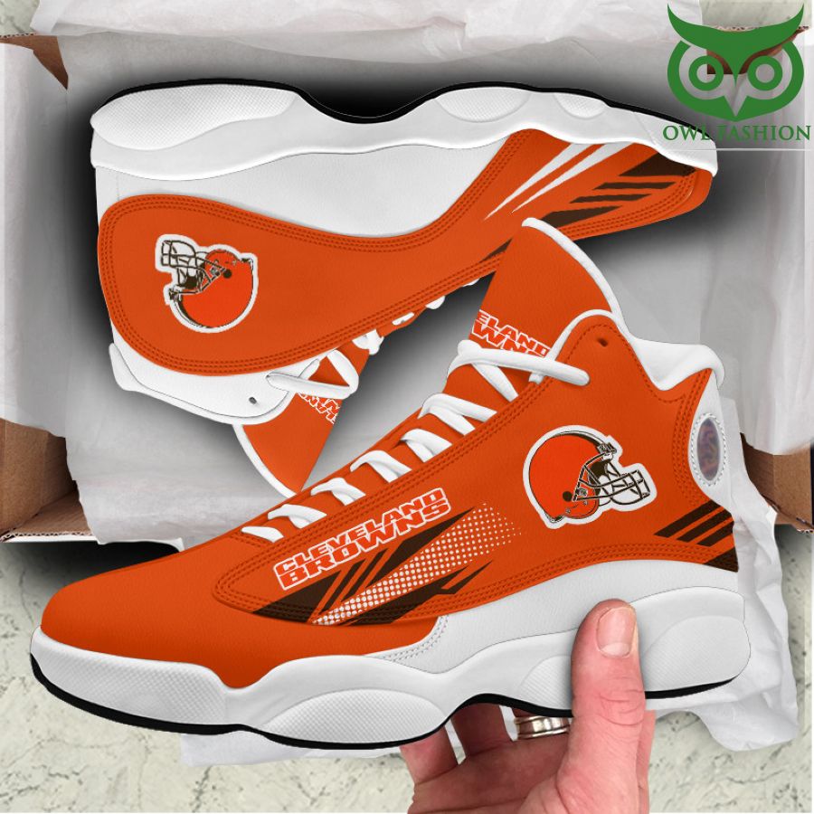 98 NFL Cleveland Browns Air Jordan 13 Shoes Sneaker