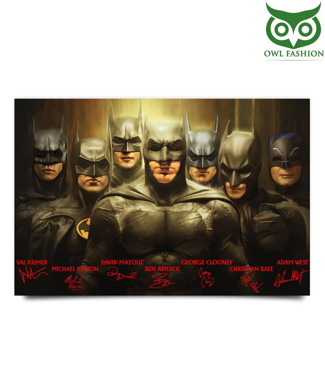 2 Batman Actors Series Movie Poster for fans