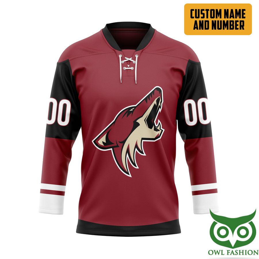 21 3D Red Arizona Coyotes NHL Custom Name Number Hockey Jersey