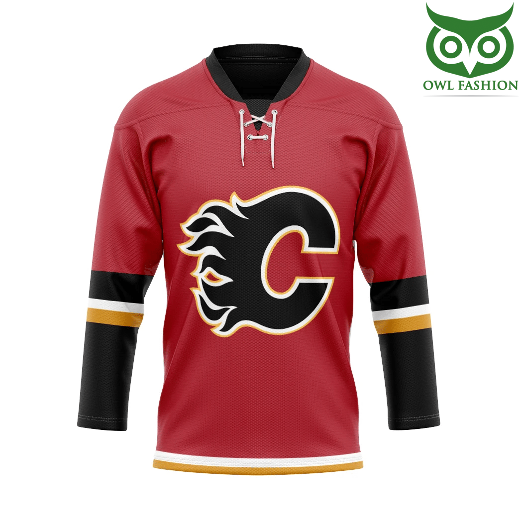 94 Calgary Flames NHL Custom Hockey Jersey