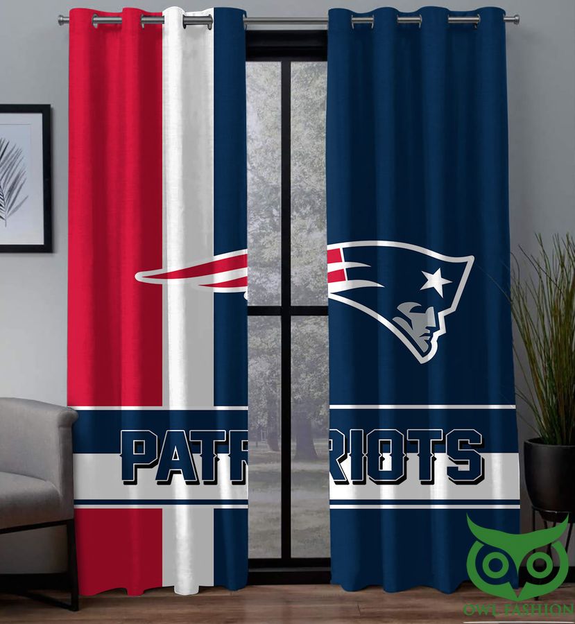 NFL New England Patriots Limited Edition Window Curtains