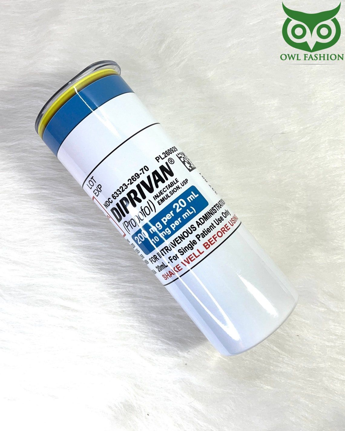 112 Diprivan Skinny Tumbler Gift for Burse Doctor and Pharmacist