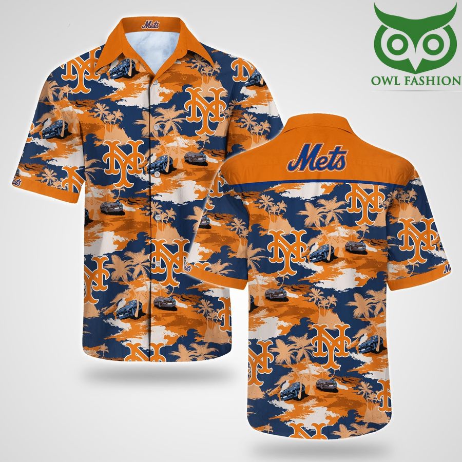 3 New York Mets team Tommy Bahama Hawaiian Shirt
