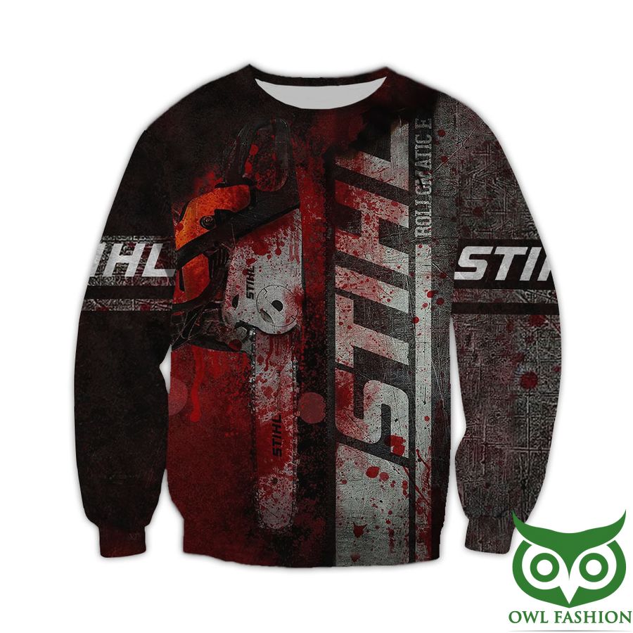32 Chainsaw STIHL Brand Halloween 3D sweatshirt