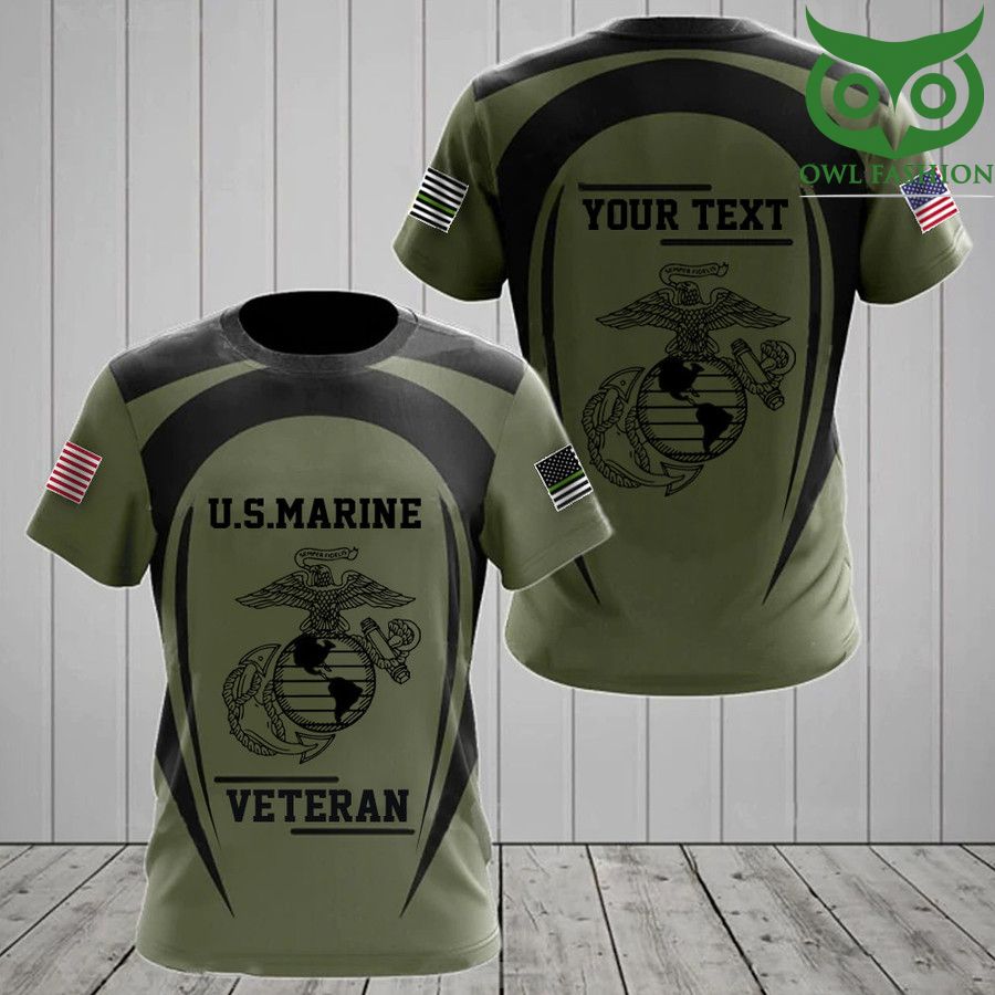 33 Personalized US Marine Veteran Shirt Proud Served Military Clothes Gifts For Marine Veterans