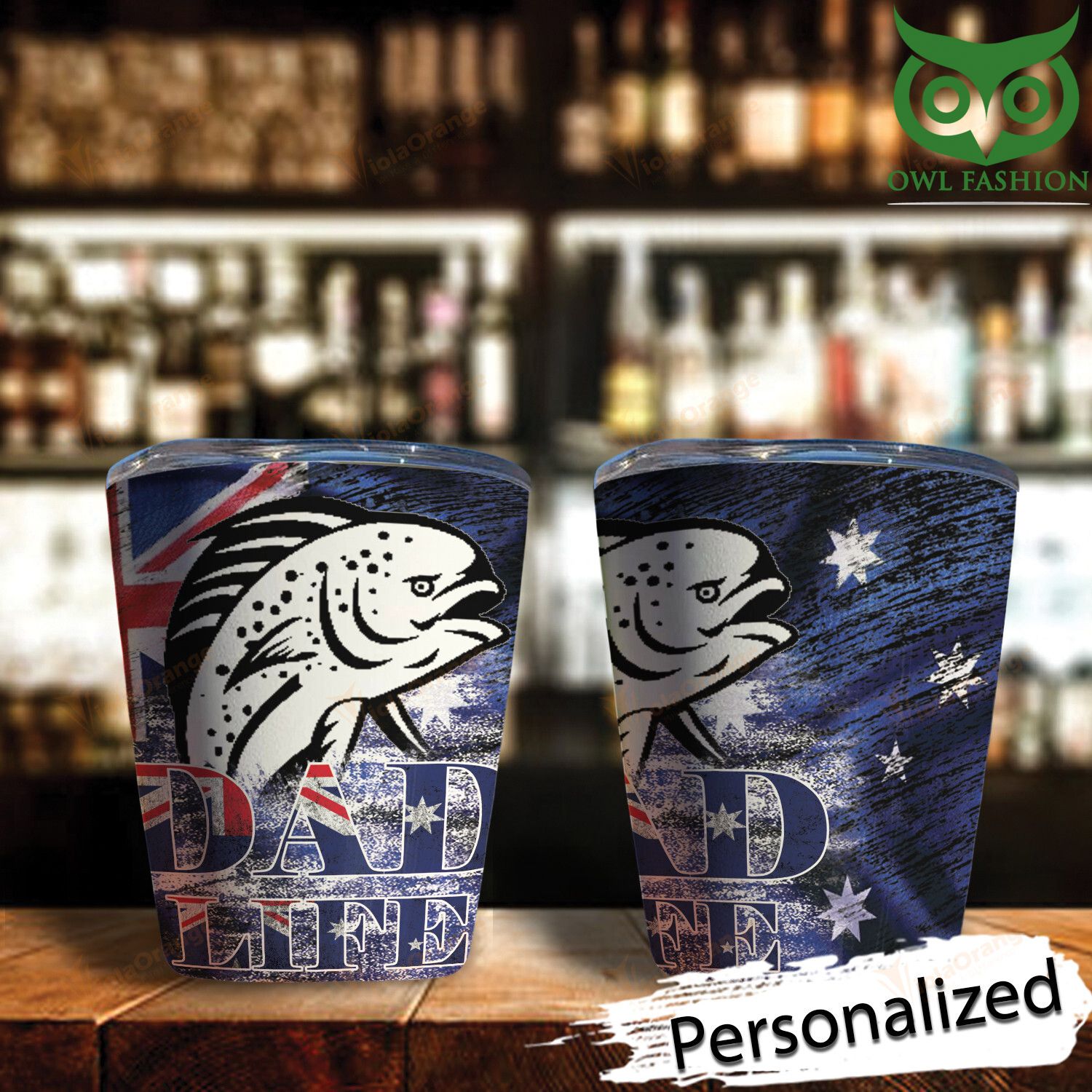 59 Aus Fishing customized stainless steel tumbler cup special edition