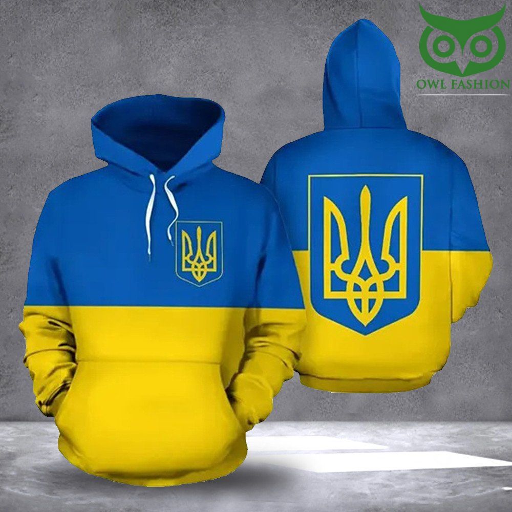 132 Ukraine Hoodie Stand With Ukraine Merchandise Gifts For Ukrainian