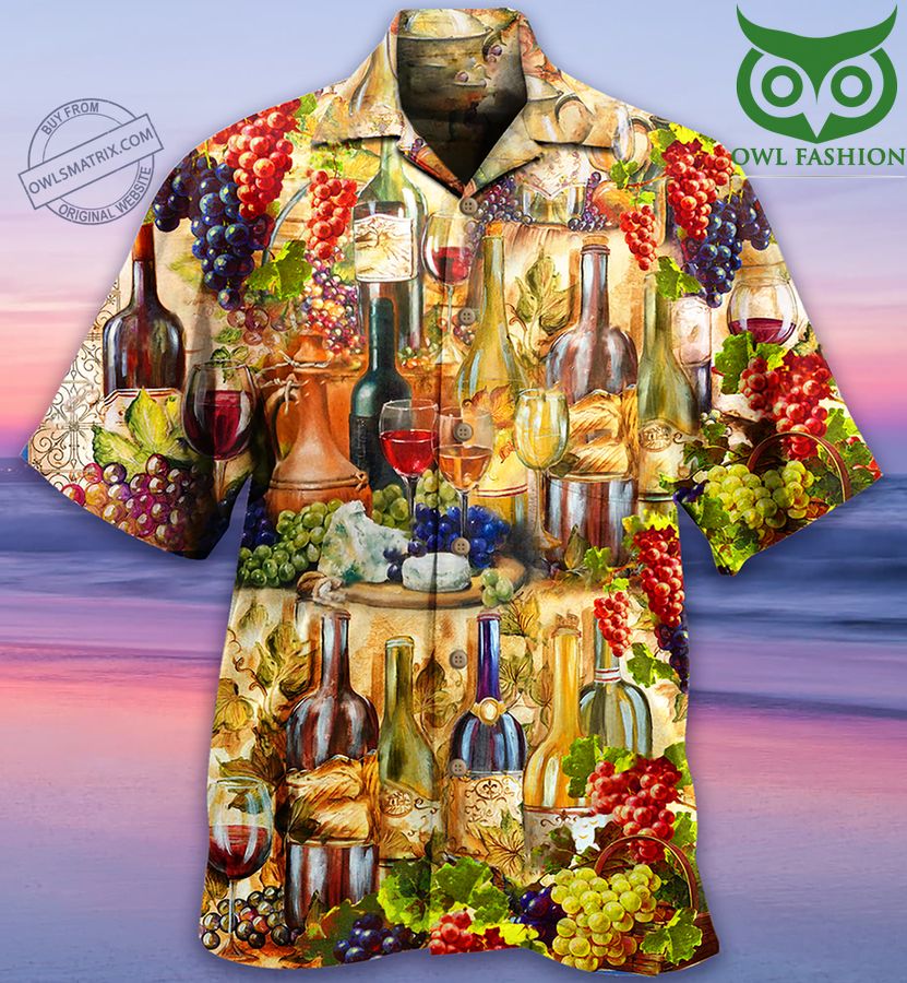 68 Wine I Dont Give A Sip Limited Hawaiian Shirt