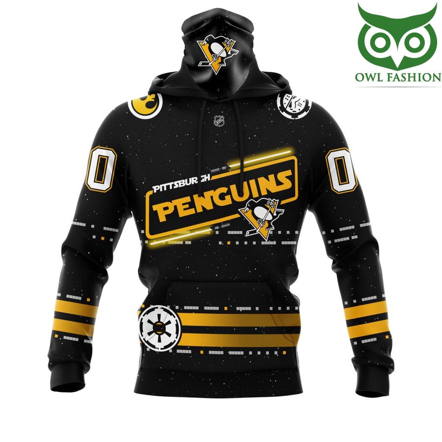 86 Custom Name Number NHL Pittsburgh Penguins Star Wars May The 4th Be With You 3D Shirt