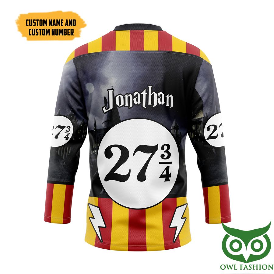 Harry Potter Gry Custom Name Number Hockey Jersey Owl Fashion Shop