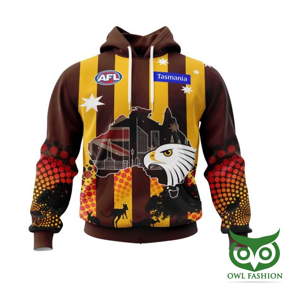 AFL Hawthorn Football ClubSpecialized For Australias Day 3D Shirt