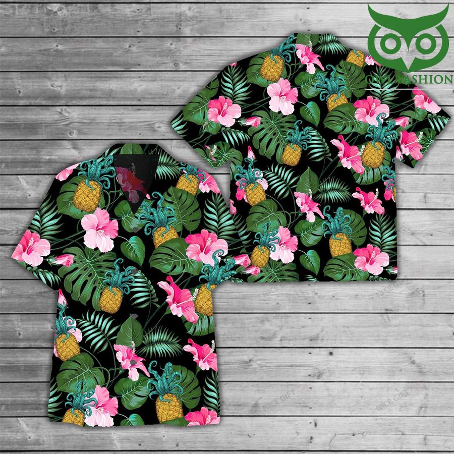 Cthulhu Pineapple Hawaii 3D Shirt 