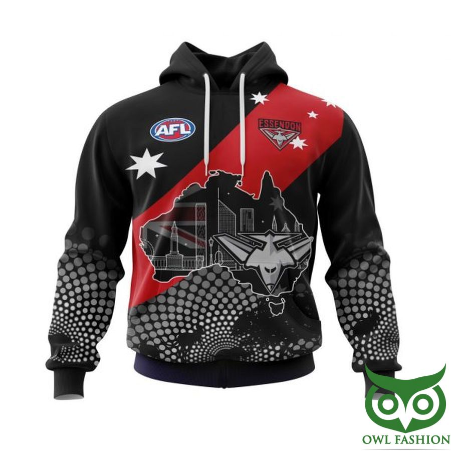 AFL Essendon Football Club Specialized For Australias Day 3D Shirt