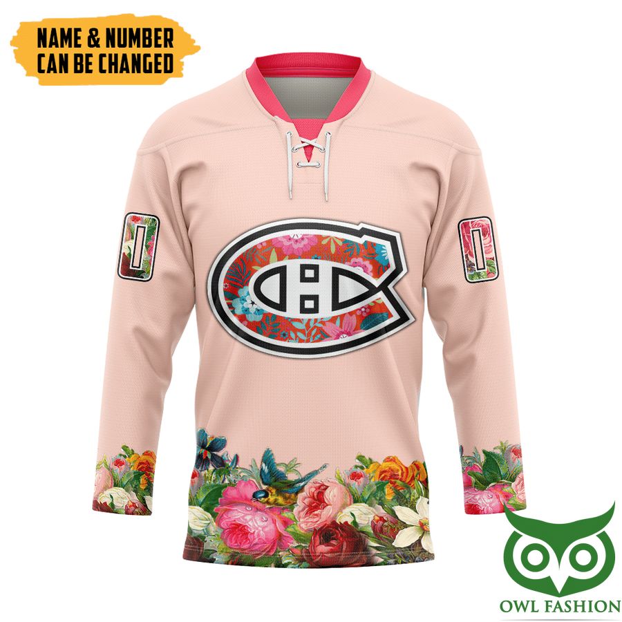 3D Montreal Canadiens Custom Name Number Hockey Jersey