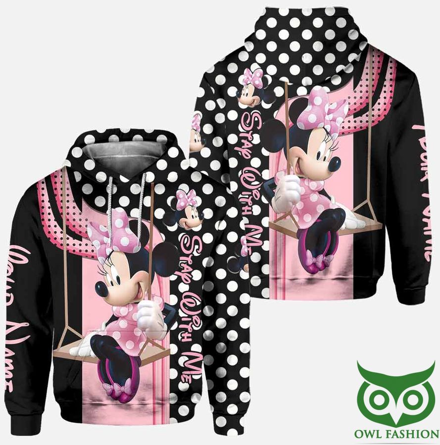 Custom Name Cute Mickey Stay With Me Mouse 3D Hoodie
