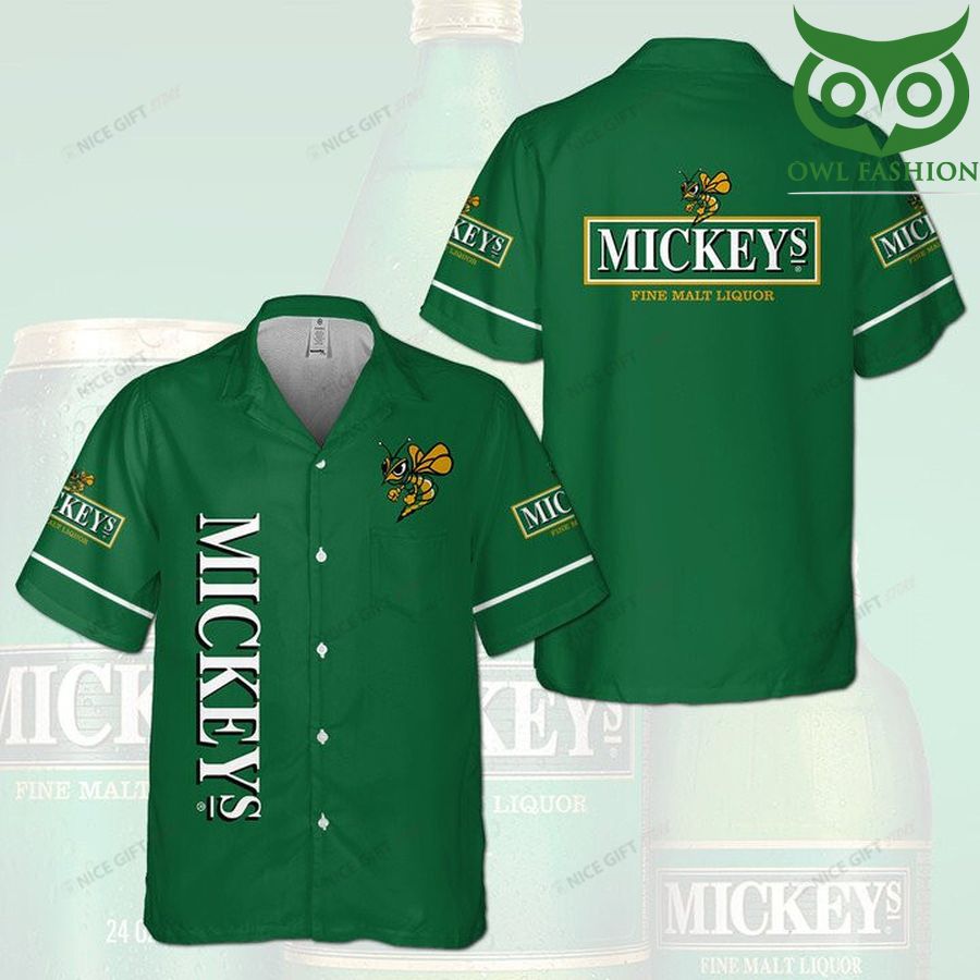 Mickey's Fine Malt Liquor Hawaii 3D Shirt 