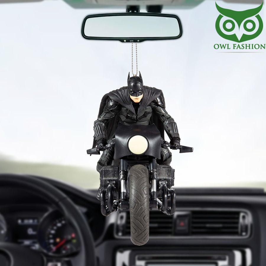 Batman racing drive motorbike Ornament