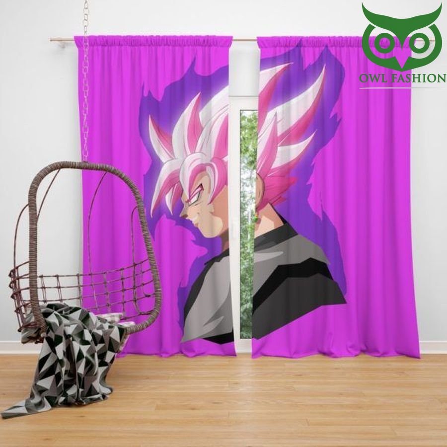 Goku Dragon Ball Cute Anime Bedroom Window Curtains Home Decor