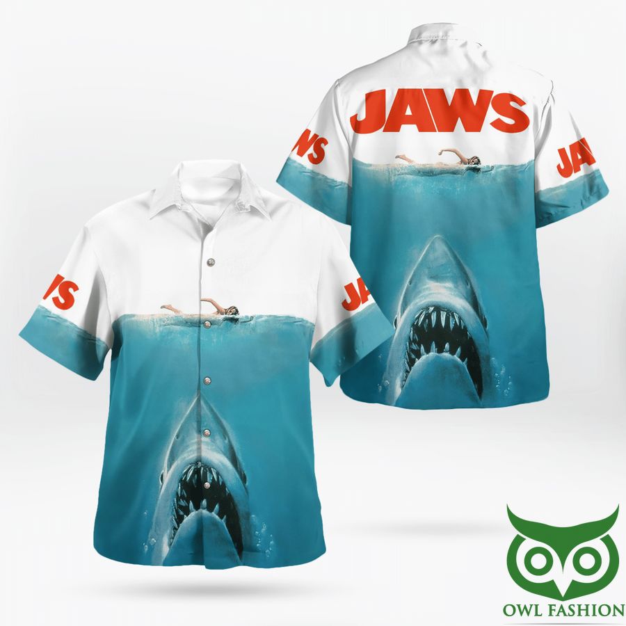Jaws thriller film shark ocean Hawaiian Shirt and Short