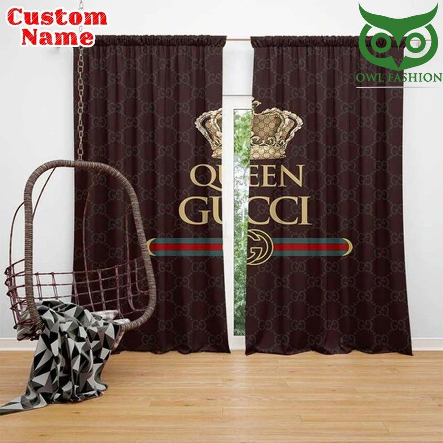 Gucci Shower Curtain Waterproof Luxury Bathroom Mat Set Luxury Brand Luxury Window Curtains
