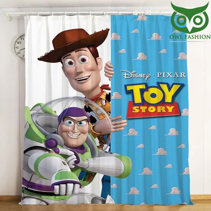 Woody Forky 3d Printed Shower Curtain 