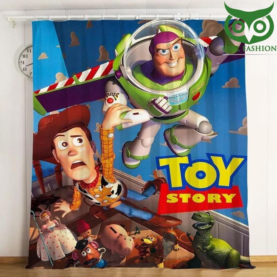 Toy Story Fly 3d Printed Window Curtains Home Decor