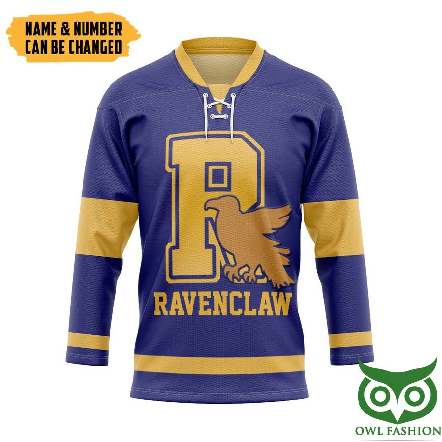 Harry Potter Ravenclaw House Custom Name Number Hockey Jersey