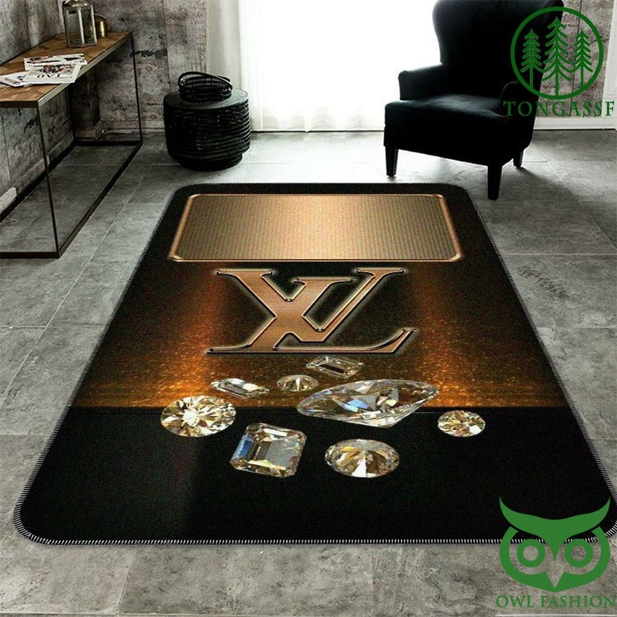 louis vuitton LV diamond luxury Carpet Rug - T-shirt Frenzy