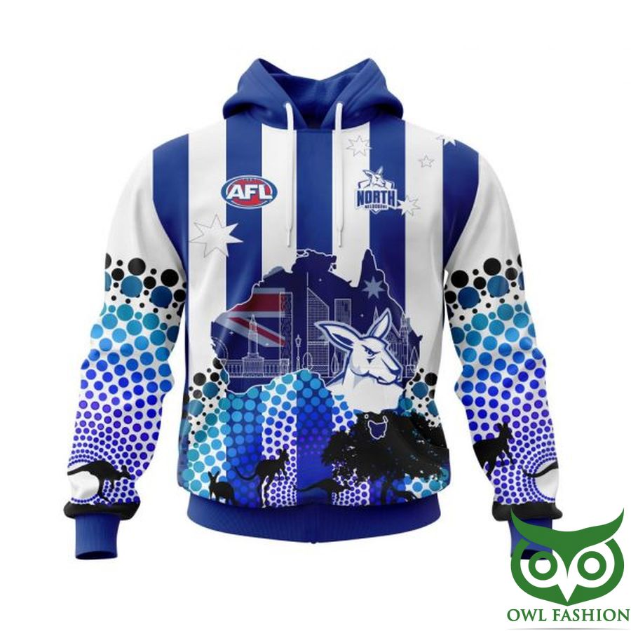 AFL North Melbourne Football Club Specialized For Australias Day 3D Shirt