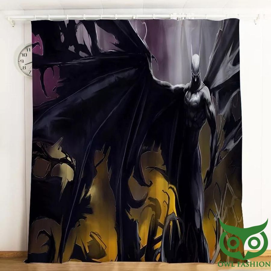Batman Cool Superhero 3d Printed Window Curtain
