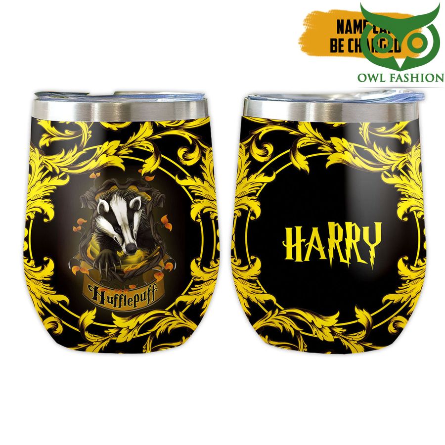Harry Potter The Hufflepuff Custom Name Tumbler - Owl Fashion Shop