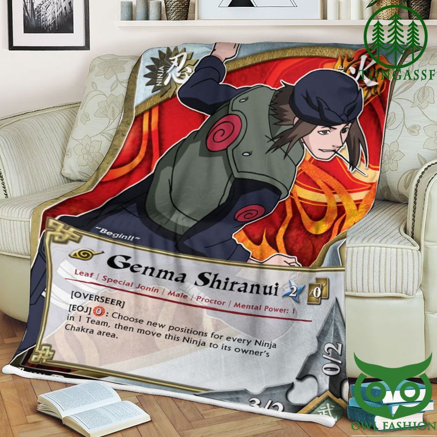 Anime Naruto Genma Shiranui Fleece Blanket