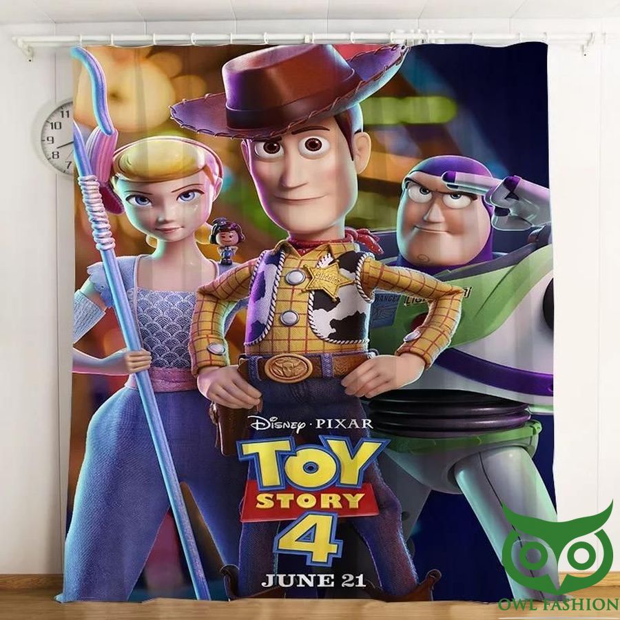 Toy Story Season 4 3D Printed Windows Curtain