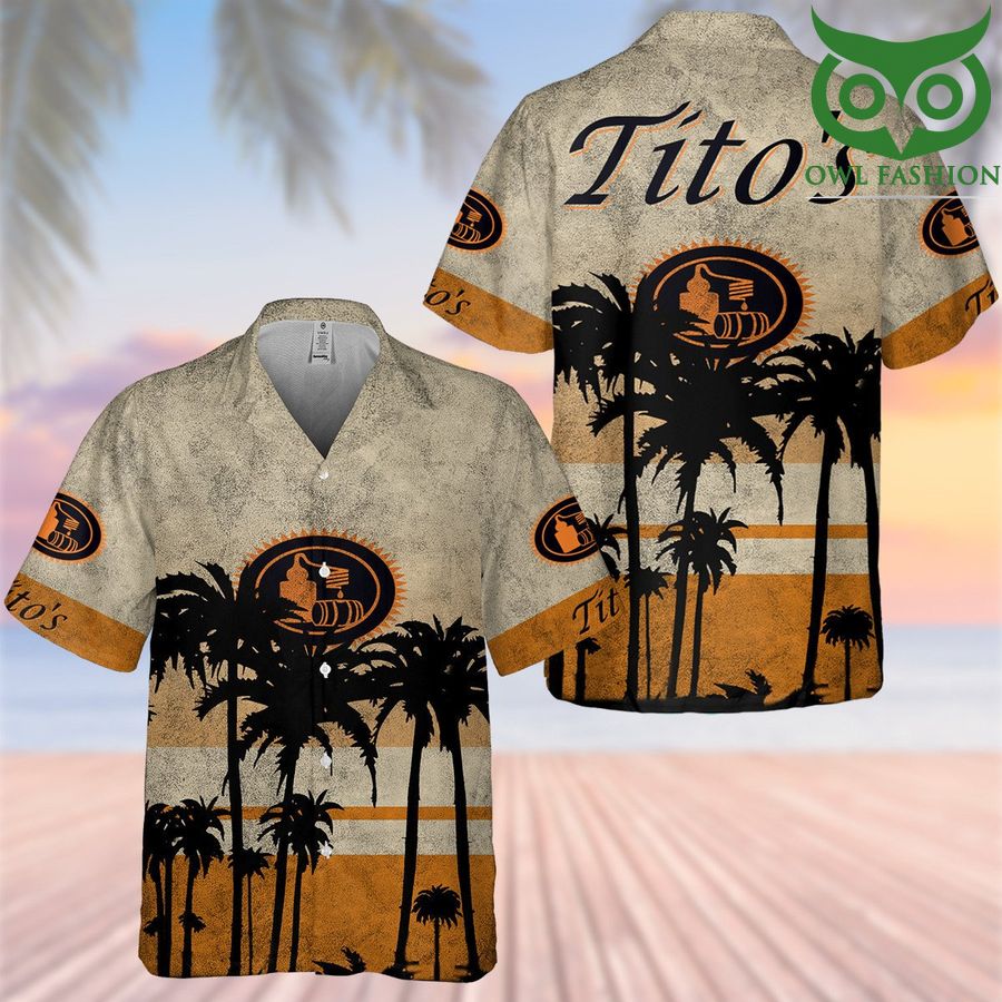 74 Titos Handmade Drink Palm Tree Hawaiian Shirt Summer Shirt
