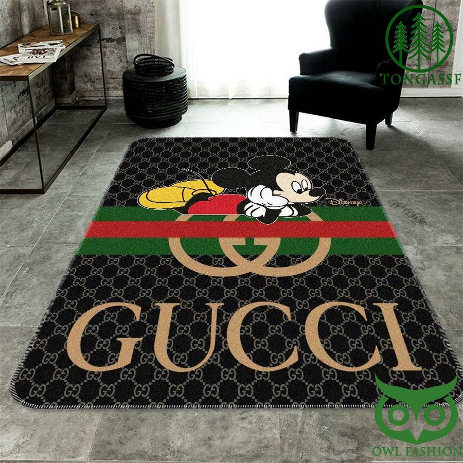 Gucci Mickey High-end Brand Area Rug