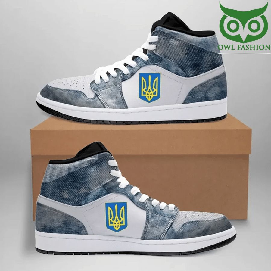 Ukrain Support Ulraine Merchandise High top Jordan Shoes 